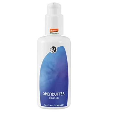 Abbildung von Martina Gebhardt SHEABUTTER Cleanser (150ml) Milde Reinigungsmilch für sensible &amp; gereizte Haut Gesichtsreinigung ohne ätherische Öle Alkohol Make up Entferner (Vegan)