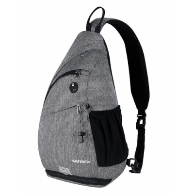 Abbildung von WATERFLY Sling Bag Crossbody Backpack Schulterrucksack mit verstellbarem Schultergurt Perfekt für Outdoorsport, Wandern, Radfahren, Bergsteigen, Reisen