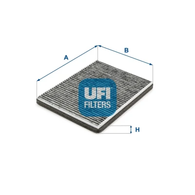Abbildung von UFI 54.272.00 Innenraumfilter Aktivkohlefilter 254 182 20 KIA: cee‘d I Estate, Hatchback, Pro HYUNDAI: i30 Hatchback