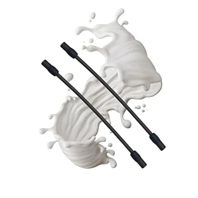 Abbildung von Lichtblau 2 x Milchschlauch 12004554 für Bosch Siemens Kaffeevollautomaten I Milchaufschäumer Schlauch passend Vero Aroma 300, 500, 700 und EQ6 Series Zubehör Kaffeevollautomat
