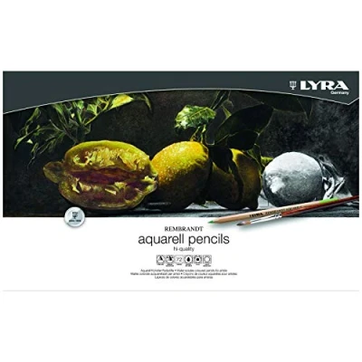 Abbildung von LYRA 2011720 Rembrandt Aquarell Metalletui mit 72 Aquarellstiften, farbig sortiert