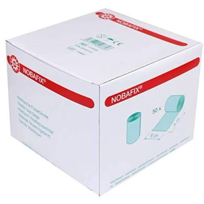 Abbildung von Nobafix Mullbinden 50 Stück Fixierbinden von Nobamed (6 cm x 4 m)