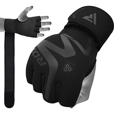 Abbildung von RDX Innenhandschuhe MMA Boxbandagen Handschuhe Kampfsport Sandsackhandschuhe Sparring Innere Grappling Trainingshandschuhe (MEHRWEG)