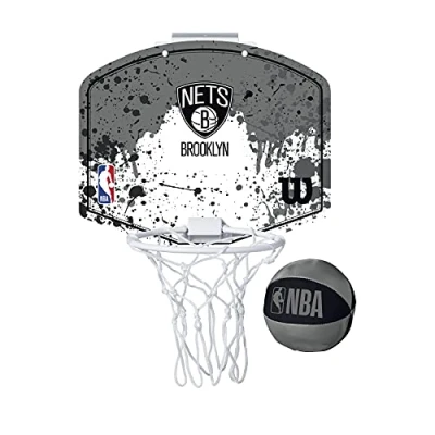 Abbildung von Wilson MINI Basketballkorb NBA TEAM HOOP, BROOKLYN NETS, Kunststoff