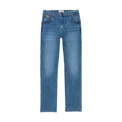 Abbildung von Wrangler Texas Jeans Straight Leg, Herren, Größe: 34x30, Neon blue