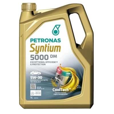Abbildung von Petronas Syntium 5000 DM 5W 30 5l Motoröl 70644M12EU BMW: 3 Saloon, 5 Touring, AUDI: A5 B8 Coupe, Q3, A4 Avant, VOLKSWAGEN: Golf 4