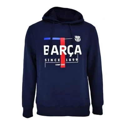 Abbildung von FC Barcelona Kapuzenpullover Offiziell Text Barça, Unisex, S