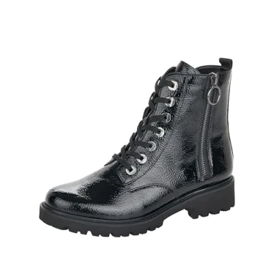 Abbildung von Remonte Schnürstiefelette, Damen, Größe: 37, Schwarz Schuhe