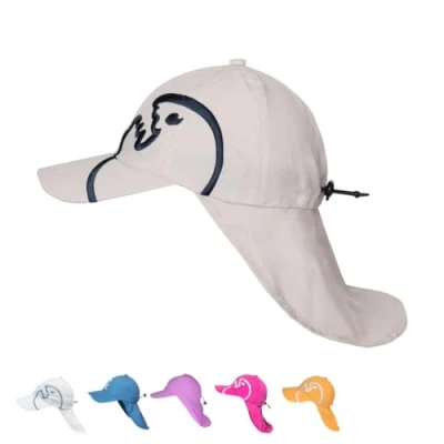 Abbildung von iQ UV Kappe mit Nackenschutz Kinder Sonnenschutz Beige Company