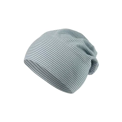 Abbildung von Sterntaler Baby Unisex Beanie GOTS Slouch Mütze Baby, Kinderbeanie aus Singlejersey mit Streifen bleu, 39
