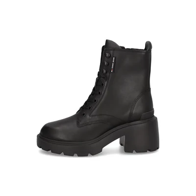 Abbildung von Tommy Jeans TWJ Urban Cowboy/Bikerboot, Damen, Größe: 42, Carob Schuhe