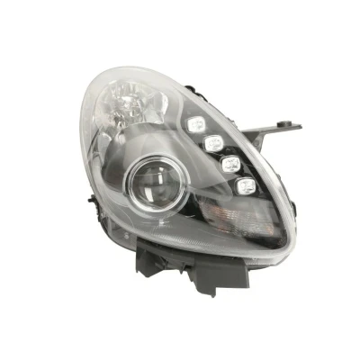 Abbildung von MAGNETI MARELLI 712497401129 Scheinwerfer rechts H7/H1 Halogen für Rechtsverkehr mit Glühlampen, Stellmotor LWR