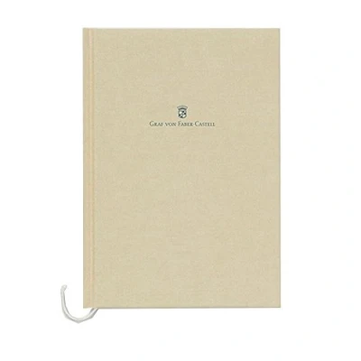 Abbildung von Graf von Faber Castell 188625 Notizbuch mit Leineneinband goldbraum, DIN A4, 160 Seiten 100 g/m² Papier