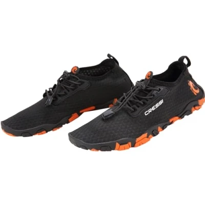 Abbildung von Cressi Molokai Shoes Mehrzweck Unisex Sportschuhe für Erwachsene, Schwarz/Orange, 38