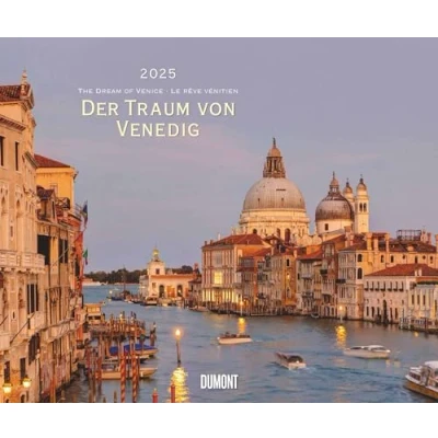 Abbildung von DUMONT der Traum von Venedig 2025 Wandkalender, 60x50cm, Kalender mit eindrucksvollen Aufnahmen Stadt im Wasser: The Dream of Venice Le Reve Vénetien