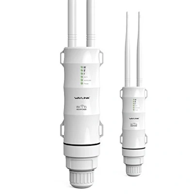 Abbildung von WAVLINK AC600 Dual Band Repeater für den Außenbereich, WLAN Zugangspunkt, Repeater/Ap Mode/Router/WISP, 2,4 GHz, 150 Mbps + 5 433 Mbps, passives PoE Modell, 100 m, Weiß
