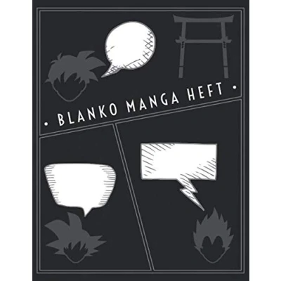 Abbildung von Blanko Manga Heft: Skizzenbuch Leeres Heft zeichenbuch Zeichenpapier Vielzahl von Raster für Zeichnen Block 100 Seiten