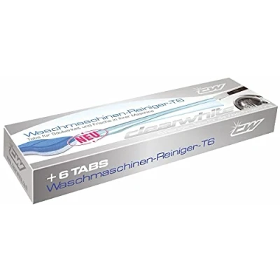 Abbildung von Clearwhite T6 Waschmaschinen Reiniger Tabs