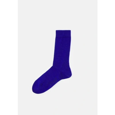 Abbildung von FALKE Damen Softmerino W SO Wolle Baumwolle einfarbig 1 Paar Socken, Blau (Imperial 6065), 35 36