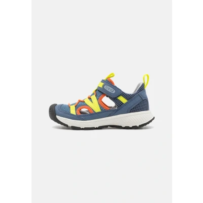 Abbildung von Keen Motozoa Children Unisex Trekkingsandale für Kinder, Größe: 27/28, Vintage indigo/scarlet ibis Schuhe