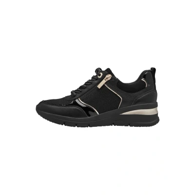 Abbildung von Tamaris Sneaker low, Damen, Größe: 37, Black gold Schuhe