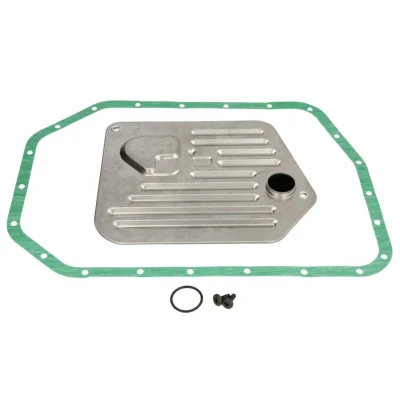 Abbildung von FEBI BILSTEIN 31116 Hydraulikfiltersatz, Automatikgetriebe mit Dichtung Schrauben, Dichtring BMW: 5 Saloon, 7, X5, JAGUAR: XK 8 Convertible