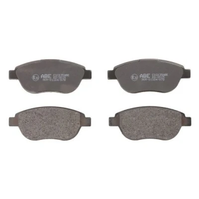Abbildung von KRAFT 6005720 Bremsbelagsatz Vorderachse PEUGEOT: 206 Hatchback, 207 307 SW, CITROËN: C4 I Xsara Picasso, Coupe