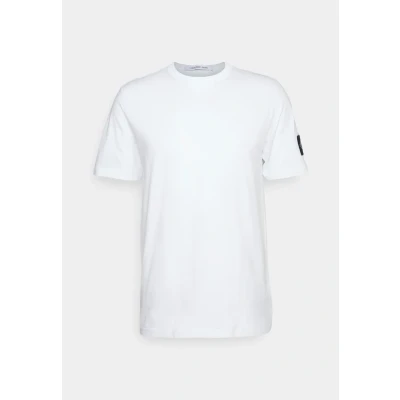 Abbildung von Calvin Klein Jeans Badge Regular TEE Tshirt basic, Herren, Größe: XXS, Bright white