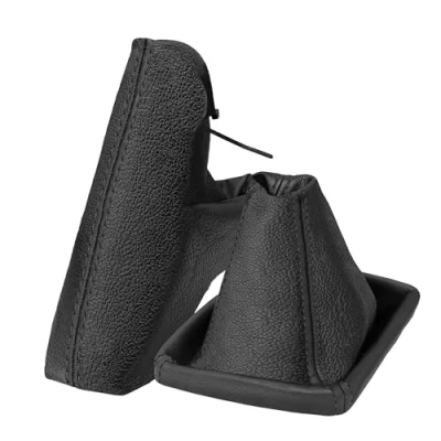 Abbildung von Schaltsack Handbremsmanschette Set kompatibel mit Opel Astra H Bj. 2004 2010 Echtleder