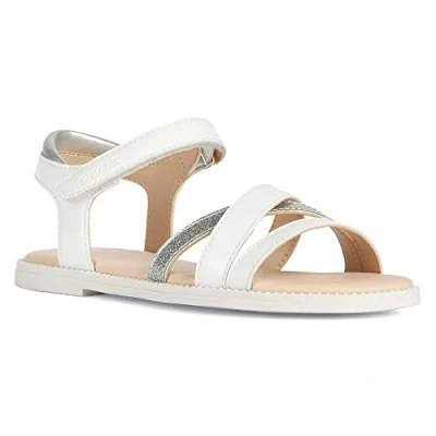 Abbildung von Geox JR Karly Riemensandalette für Kinder, Größe: 36, White Schuhe