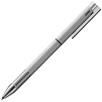 Abbildung von LAMY st twin pen Multifunktionsschreibgerät 645 Schreiber aus Edelstahl mit integrierter Clip Drücker Einheit Kugelschreiber Mine M 21 schwarz Strichbreite / Druckbleistift 41 (0,5) HB