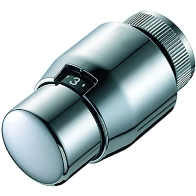 Abbildung von Honeywell Thera 200 Design, chrom/chrom, Thermostatkopf, T4221