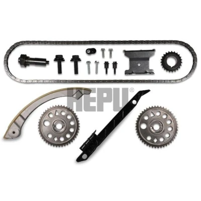 Abbildung von HEPU 21 0572 Steuerkettensatz mit Kurbelwellenzahnrad, Nockenwellenzahnrad Simplex, Kette geschlossen SAAB: 9 3 Saloon, OPEL: Signum CC