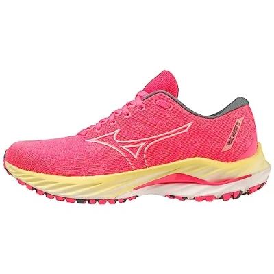 Abbildung von Mizuno Damen Wave Inspire 19 Laufen, H Vpink Swhite Luminous, 38 EU