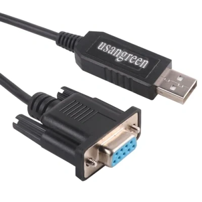 Abbildung von Pl2303GT USB RS232 zu DB9 Kabelgebundenes Rollover Nullmodem Kabel Null modem pinout: 2 TXD, 3 RXD 5 GND, 7 CTS. 8 RT