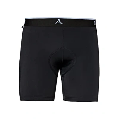 Abbildung von Schöffel Herren Skin Pants 2h M, atmungsaktive Radhose mit Polster und 4 Wege Stretch, Fahrrad Unterhosen bakteriostatischer Silbernitrat Behandlung, black, 58