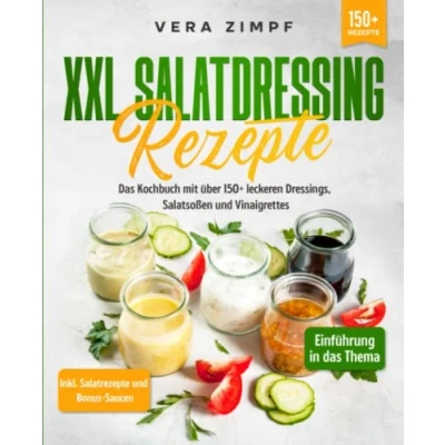 Abbildung von XXL Salatdressing Rezepte: Das Kochbuch mit über 150+ leckeren Dressings, Salatsoßen und Vinaigrettes