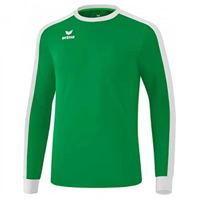 Abbildung von Erima Herren Retro Star Trikot Langarm, Smaragd/Weiß, XXL EU