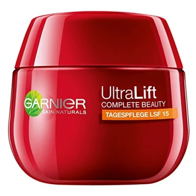 Abbildung von Garnier Ultra Lift Complete Beauty straffende Anti Falten Tagespflege (sensitive Gesichtscreme mit natürlichem Pro Retinol, LSF 15 dermatologisch getestet) 1 x 50ml