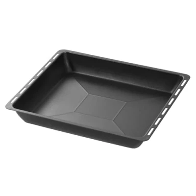 Abbildung von ICQN Backblech mit Antihaftbeschichtung 45.5 x 37.5 6 cm, Extra Tiefe Fettpfanne für Backofen und Herd, Passend Bosch, Siemens, Neff, Constructa, Flavel, Simfer, Non Stick, 455 375 60 mm