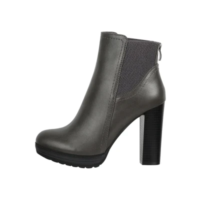 Abbildung von Elara High Heel Stiefelette, Damen, Größe: 36, Grau Schuhe