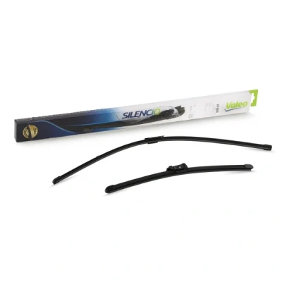 Abbildung von Scheibenwischer Valeo Silencio X.trm, Flat Blade Set 574668 vorne Rahmenlos Top Lock FORD: FIESTA 6, CITROËN: Berlingo II, II Van