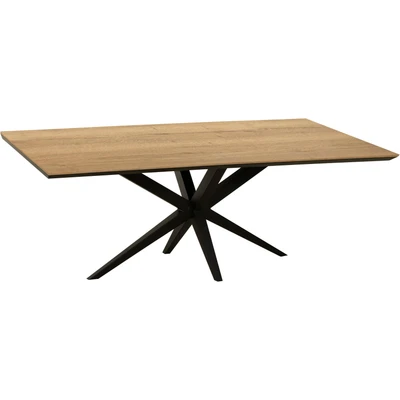 Abbildung von OMG Design Esstisch "Wellington" 1 Stk. tlg. Hochwertige Melamin-Tischplatte mit Metallgestell