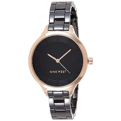 Abbildung von Nine West Damen Armbanduhr, NW/2225BKRT