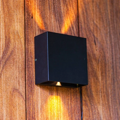 Abbildung von LUTEC LED Außen Wandleuchte »GEMINI«, Leuchtmittel Modul fest integriert