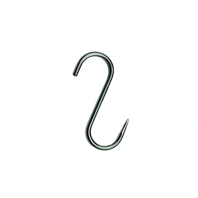 Abbildung von 10 x Fleischhaken S Haken CNS Fleischerhaken Metzgerhaken Räucherhaken, Wunsch:120/5mm