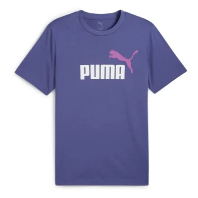 Abbildung von Puma LOGO TEE Tshirt print, Herren, Größe: Small, Blue crystal