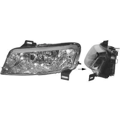 Abbildung von VAN WEZEL 1625961 Scheinwerfer links H7/H1/H1 weiß für Rechtsverkehr ohne Stellmotor LWR PX26d FIAT: Stilo Hatchback