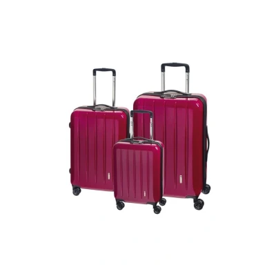 Abbildung von CHECK.IN London Trolley Set 2.0 3 tlg. Beere Koffer mit 4 Rollen Kofferset