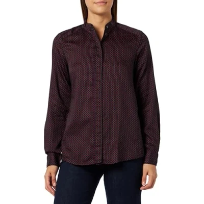 Abbildung von Marc O&#039;Polo Standup Collar Casual FIT Slightly P Bluse, Damen, Größe: 34, Multi